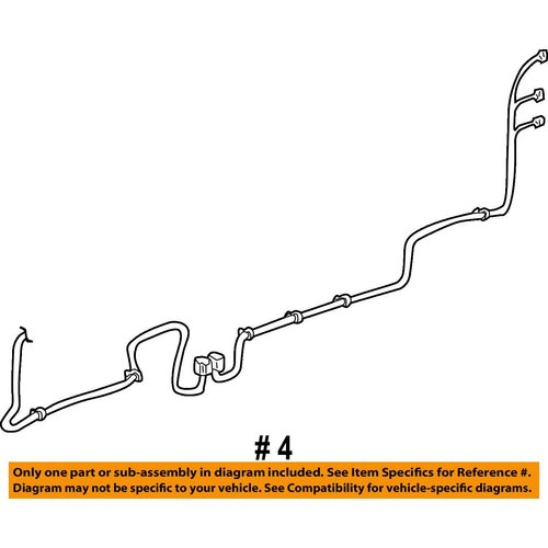 Genuine GM 16531401 Tail Lamp Wiring Harness