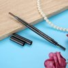 5 Colors Eyebrow Pen, Long Lasting Eyebrow Gel for Waterproof Eyebrow Makeup Waterproof Eye Brow Pencil Triangular Tip with Brush Makeup Cosmetic(Coffee)