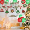 MARFOREVER 25 Pcs Christmas Ugly Sweater Party Decorations, It's About To Get Ugly Banner Balloons Ugly Christmas Sweater Hanging Swirls Set for Xmas Winter Holiday Party Supplies Decor
