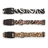 East Side Collection Cheetah-Print Nylon Dog Collar, 6–10-Inch