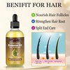 Hair Growth Oil,Rosemary Hair Regrowth Serum,Scalp & Hair Strengthening Oil Products For Hair Thinning & Loss, Dry Damaged Hair,Beard,For Men Women (60ml)