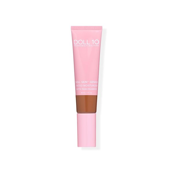 DOLL SKIN GENIUS™ TINTED MOISTURIZER WITH PLANT BASED COLLAGEN (Shade 5 (Rich), 1 Fl Oz.)