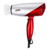 Travel Hair Dryer with Dual Voltage, 1875W Compact Hair Dryer with Folding Handle, Travel Blow Dryer (Red)
