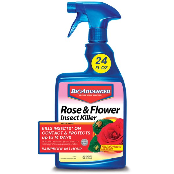 BioAdvanced Rose and Flower Insect Killer, Ready-to-Use, 24 oz