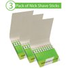 BARBERUPP Styptic Stick Shave Accessories (Green Stix, 3 Pack) Stops Bleeding For Razor Nicks For Men & Women - Sanitary and Great For Barbers or Personal