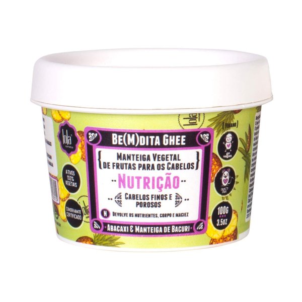 Lola Brasil SHAMPOO PASTE 3.52 oz - Hydrating Nourishing Repairing Revitalizing - Paraben-free SLS-free - Super Economical Vegan Cruelty-free - Chemical-free Eco-friendly (Pineapple & Bacuri Butter)