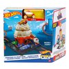Hot Wheels City Track Set with 1 Car, Track Play That Connects to Other Sets, Ice Cream Shop Playset​​