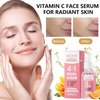 Vitamin C Face Serum, Hydrating Facial Serum with Vitamin C, Hyaluronic Acid, Niacinamide, Vitamin E, Anti Aging, Brightening Serum for Dark Spots, Fine Lines & Wrinkles,Facial Serum for All Skin 30ml