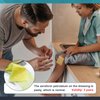 Ceeport Xeroform Petrolatum Dressing 4x4, Non-Adherent Medical Gauze Pad Strip, Soft Fine Mesh Gauze Patch for Wound Care, Burns, Lacerations, Skin Grafts & Surgical Incisions (25 Individual Pack)