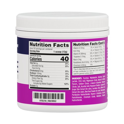 AdvoCare Rehydrate Electrolyte Drink Mix - Electrolytes Powder - Powder Drink Mix - Essential Amino Acids Supplement - Powdered Drink Mix for Water - Grape - 12.7 oz