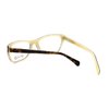 Calabria Splash 60 Cat Eye Reading Glasses +0.75 Tortoise Havana Brown Cream Men Women 127mm
