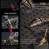 3D Metal Puzzles for Adults: The Northern Giant Hornet Metal Model Kits, 3D Metal Puzzle Mechanical Wasp Building Blocks, Difficult DIY for Assembly, Birthday Gifts for Men