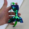 Mermaid Headband Laser Star Glitter Hair Band Starfish Sequin Hair Accessories Girls Women Birthday Seaside Pool Party (Ls Green Mermaid)