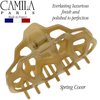 Camila Paris CP2516 French Hair Clip for Women, Beige, Girls Hair Claw Clips Jaw Fashion Durable and Styling Hair Accessories for Women, Strong Hold No Slip Grip, Made in France