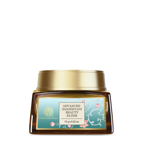 Forest Essentials Travel Size Advanced Sanjeevani Beauty Elixir 15g (Anti-Aging Day Cream)
