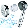 AquaCare by Hotel Spa 7-Setting Filtered Handheld Shower Head with Patented ON/OFF Pause Switch and Enriched KDF Shower Filter Cartridge Inside 4 Inch