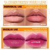 Fusang 4PCS Hydrating Lip Oil,Moisturizing Long Lasting Lip Oil Set for Women,Non-Sticky Plumping Tinted Lip Balm Gloss Set,Nourishing & Shiny Lip Glow Oil for Lip Care