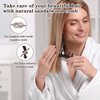Amaxiu Wooden Massage Comb, Sandalwood Head Scalp Comb No Static Wide Tooth Comb for Head Scalp Scalp Stimulator Comb Gua Sha Comb Body Massage Tool for Men Women(Style-C)