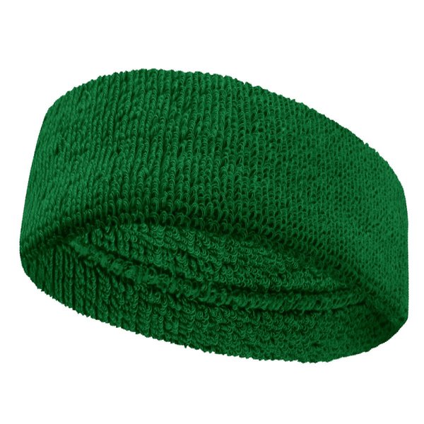 COUVER 3 inch Wide Headband for Fashion spa Sports use, Green (1 Piece)