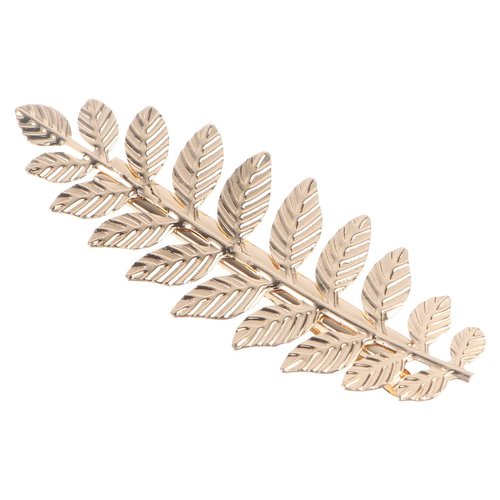 Lurrose Greek Goddess Leaves Hair Clips Halloween Costume Gold Leaf Hair Barrettes Wedding Leaves Style Duckbill Hairpins for Party Wedding Daily