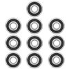 Bonbo 10Pcs Flanged Ball Bearings ID 5/8" x OD 1-3/8" for Lawn Mower, Wheelbarrows, Carts & Hand Trucks Wheel Hub, Alternative to Snapper, JD, MTD, Marathon AYP Etc, Deep Groove Ball Bearing