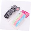 FOMIYES 12Pcs Hair Extensions Clips Hair Styling Clips Hair Coloring Clips Partition Hair Clip Single Prong Curl Clips Section Clips korean hair clips Alligator Clamp South Korea modeling