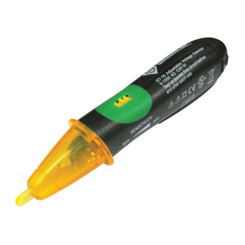 Greenlee GT-16 Adjustable Non-Contact Voltage Detector, 5V - 1000V AC,Green