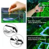 2 Pcs Fish Feeding Ring, Fish Safe Floating Food Feeder Circle Blue, with Suction Cup Easy to Install Aquarium, Square and Round Shape Fish Tank Towels - for Guppy, Betta, Goldfish, Etc. (Blue)¡­