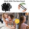 Hair Ties for Girls Elastic Hair Tie 300 PCS Black Soft for Medium Hair Hair Accessories for Women Perfect for Long Lasting Braids Ponytails and More Pain Free Hair Ponytail Holders Hair Elastic Band
