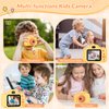 Mafiti Kids Camera 26MP HD Selfie Digital Camera for Kids,Portable Toddler Camera Toy with 1080P Video,Birthday Xmas Gift for 3-8 Year Old Girl,Orange