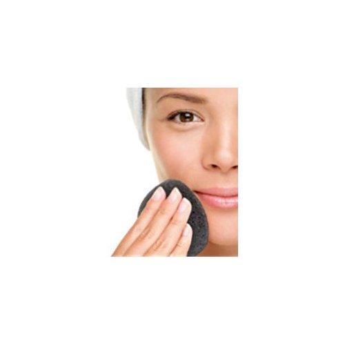 Planet Hope Black Charcoal Konjac Sponge to Clean Acne Prone and Oily Skin All Natural Vegan Free of Animal Testing Chemical Free Face Wash Japanese Secret to Flawless Skin