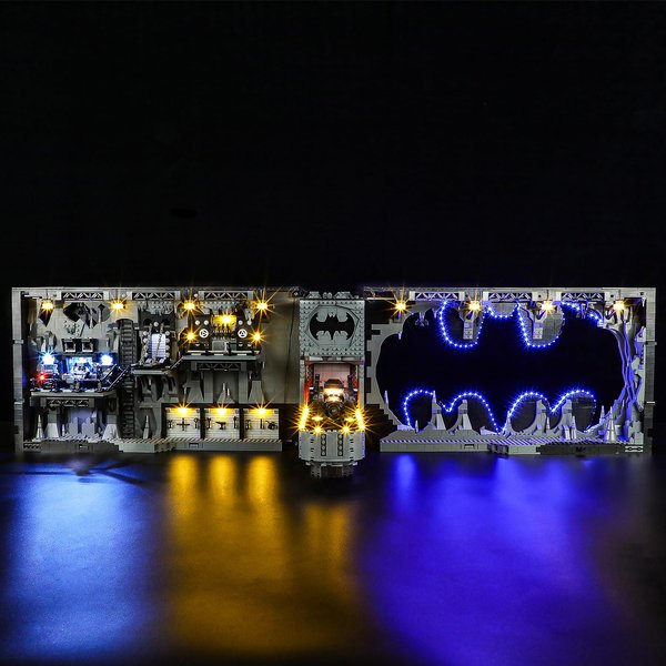 LED Light Kit for Lego DC Batman Batcave Shadow Box Set, Compatible with Lego 76252, Lighting Your Toy for Batman Batcave Shadow Box Lego Set (Lights Only, No Models)