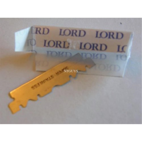 200 Lord Razor Blades Super Stainless Single Edge for Barbers
