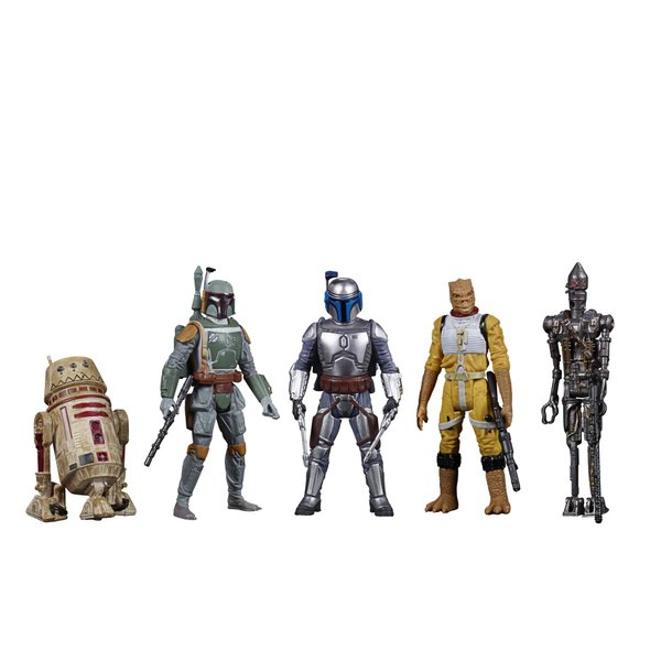 STAR WARS Celebrate The Saga Toys Bounty Hunters Figure Set, 3.75-Inch-Scale Collectible Action Figure 5-Pack, Toys for Kids Ages 4 and Up