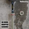 Velocity 2 1/4 Concrete Screws Kit with RedSeal Moisture Barrier (Flat Head, Size 1/4”) – Includes 12 High-Performance Concrete Screw PCS, 1 Drill Bit, and 1 Driver Bit