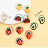 Beauty Queen 20Pcs Baby Hair Ties for Girls,Cute Small Hair Ties for Thin Hair,10 Pairs Ponytail Holders Elastic Hair Rubber Bands Hair Accessories for baby girls infant toddler kids (Style Fruits)