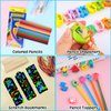 Thesixowls Party Favor for Kids Goodie Bags Stuffers, Stationery Bulk for Kids Students, Classroom Prizes, Treasure Chest Stationery for Students Rewards, Birthday Gifts, Pinata Fillers