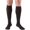 Truform Compression Socks, 30-40 mmHg, Men's Dress Socks, Knee High Over Calf Length, Black, Small