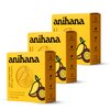 ANIHANA Feel-Good Soap 3 Pack with Coconut Oil and Shea Butter Gentle Cleansing Paraben Free Cruelty Free Refreshing Mango Passion Scent 4.2 oz each
