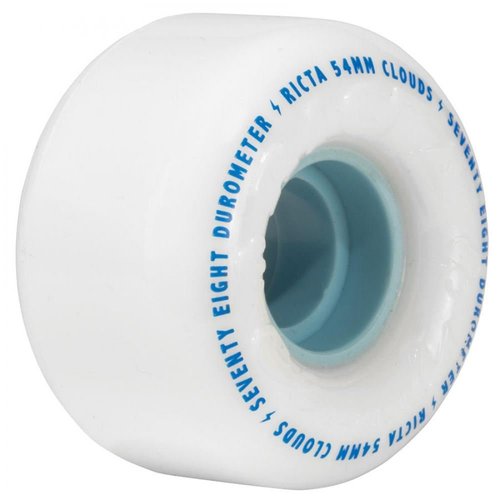 RICTA 56mm Clouds White 78a Skateboard Wheels - White