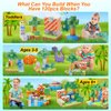 UrZoo Magnetic Blocks 120PCS Magnetic Building Blocks Toddler Toys for Kids 3+ Build Mine Magnet World Set STEM Buildable Sensory Toys for Toddlers Gifts for 3-5 6-8 Years Old Girls Boys