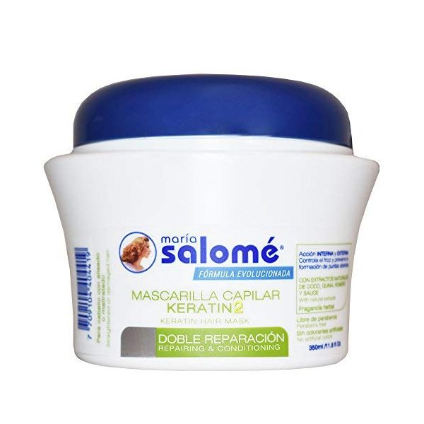 Maria Salome Mascarilla Capilar Keratin2 Repairing Conditionning no salt 350 ml