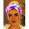 GORTIN Light up Headband LED Hair Band Glowing Braided Hair Hoop Glitter Headpiece Nightclub Party Rave Costume Headwear Hair Accessories for Women and Girls