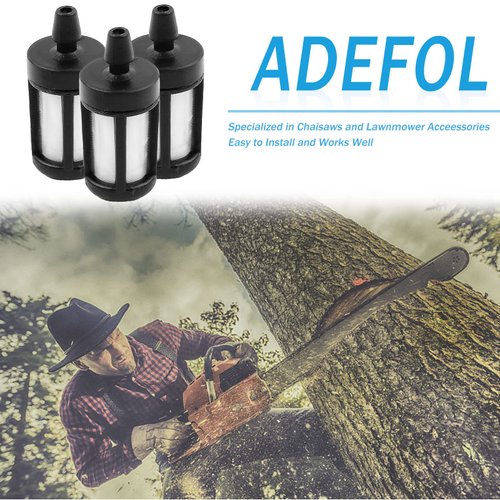 Adefol MS180 Air Fuel Filter Spark Plug Tune Up Kit for STIHL MS170 MS180 018 017 Chainsaw, Air Filter + Fuel Filter + Spark Plug Replacement Parts 11301240800
