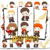Harry Potter Tattoos Party Favors Bundle ~ 72 Perforated Individual 2" x 2" Harry Potter Temporary Tattoos for Kids Boys Girls (Harry Potter Party Supplies)