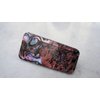 Generic Pink purple abalone shell effect multi-color marbled alligator hair clip