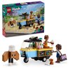 LEGO Friends Mobile Pastry Shop, Kitchen and Toy Restaurant, Gift for Girls and Boys 6 Years and Older, Aliya and Jules Mini Character Dolls, Aira Puppy Figure, Food Elements 42606