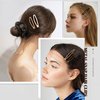 Cptots Snap Hair Clips Metal Hair Barrettes for Women Non Slip Barrettes for Thick and Thin Fine Hair,Brown,2.36 x 0.43 Inches,16 PCS
