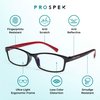 PROSPEK Blue Light Reading Glasses for Men and Women, Computer Reading Glasses 2.00 with Blue Light Protection and Clear Lens, Anti Eyestrain Glasses