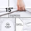 Utopia Bedding Queen Fitted Sheet - Bottom Sheet - Deep Pocket - Soft Microfiber - Shrinkage and Fade Resistant - Easy Care -1 Fitted Sheet Only (White)